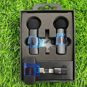 K9 Double Mic Plus 3 Connectors (iPhone Plus Type C Plus Android)